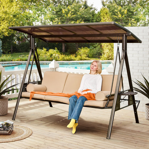 EROMMY Porch Swing with Canopy & Reviews Wayfair
